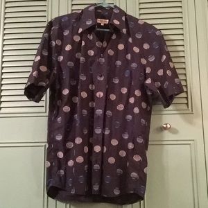Men’s vintage look blue button up
